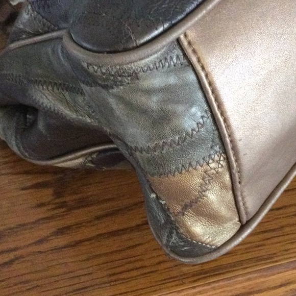 🎖️Unbranded Patchwork Leather Shoulder Bag - Picture 4 of 16